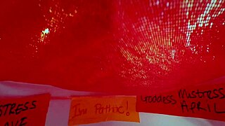 Dominatrix Mistress April Craves Double Fisting in Horny Holes