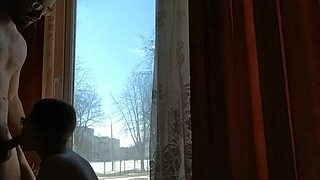 helga bosk doin' risky window sex... people walkin' by, oh man!