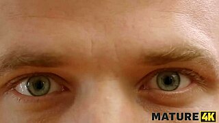 mature4k brings pure ecstasy with a hairless pierced milf in action.