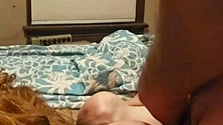 Suck and lick before pounding tight pussy in amateur action