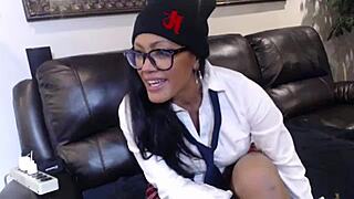 Big Tits and Thick Legs Maxine X Tests Her Sex Toy