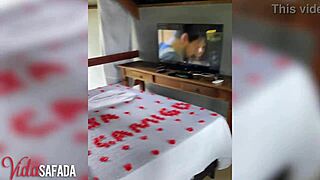 Yo, reserved a remote cabin to propose with wild sex!