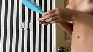 Stunning Latina Strips Bare for Intense Action