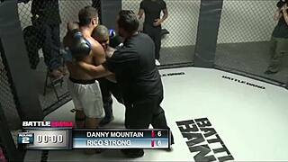 Hot black busty babe banged hard by Danny Mountain's huge cock