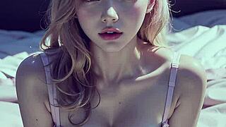 Hot Sexy Girl Gets Intense Cumshot On Her Ass