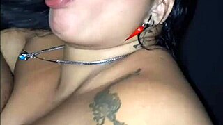 Latina prostitute shares pussy with guys at wild party