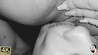 cuckold husband lets his latina wife in lingerie get her big ass and pussy fucked by lover with anal buttplug.