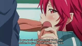 Big Ass BBW Vampire Girl Wants to Fuck Me in Hentai Dubbed PT-BR Anime Sex