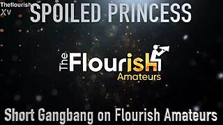 check out spoiled princess in a double nut gangbang clip