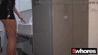 fucking escort without condom, her juicy ass bent over in latex