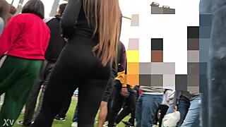Anna Kasper's candid ass caught on camera - Annna Kasper
