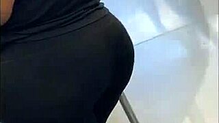 Observing a curvaceous woman with a big ass from afar