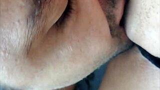 I'm getting bent over and moaning in my living room