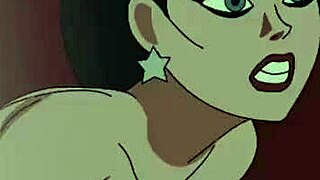 DC Giganta dominates in solo femdom play.