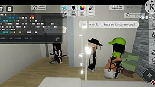 random orgy erupts in roblox brookhaven with wild crossdressing sluts