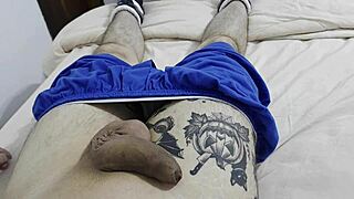 Brazilian Amateur Shows Resting Cock in Solo Clip