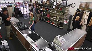 Blonde Babe Plays Games Leading To A Pearl Necklace Facial