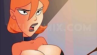 naughty hentai animation with best sex moments and a good night kiss 😘