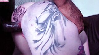 Tatuagem babe Lorrany gets rough anal after ink session. Man, that tight spot took a pounding! 😲