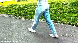 valentina wets her jeans three times at fortress park!