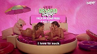 Two Curvy Teens Masturbating with Crazy Hot Action!