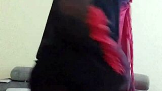 An Arab shemale captivates with a stunning dance performance.