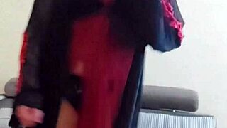 An Arab shemale captivates with a stunning dance performance.