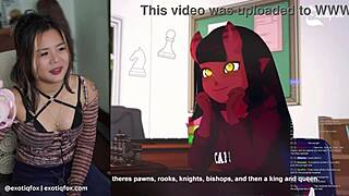 Exotiqfox, the Filipina teen, masturbates solo for livestream fans