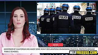 Can You Believe Milfs Freeused on Live News Broadcast?