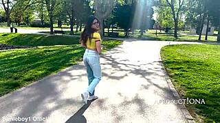 valentina wets her jeans three times at fortress park!