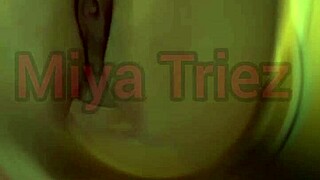 Miya Triez does a hot strip tease for you.