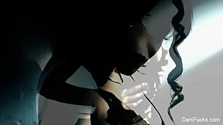 sexy light streams with dani daniels masturbating solo