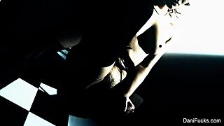 sexy light streams with dani daniels masturbating solo