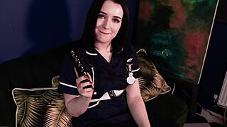 British Nurse Tests Limits with Intense Machine in Hospital Setting