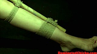 Hey, this tormented bitch is tied up and punished with vibrator and anal!