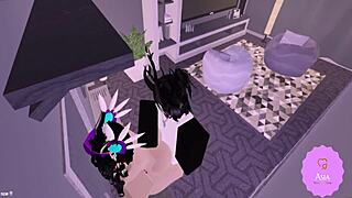 Latina baddie takes large dick in asia blowjob cum creampie