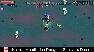 Humiliation Dungeon Survivors Demo with Erotic Femdom and Monster Elements.