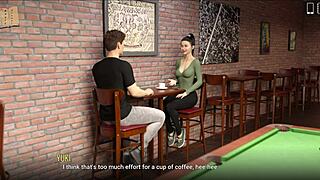 In university of problems 127, the fat curvy character in cute outfit faces various challenges in 3d animation