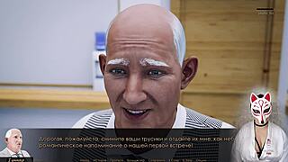 Blondína v pančuchách ukazuje chlpatú sukňu vonku, zvedavý?