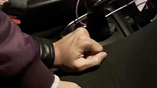 Desconocido mamando polla en road trip