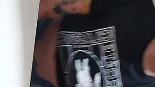 was cooking and ended up screwed with cum all over