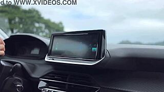 Uber Driver Spreads Wet Pussy For Client Payment