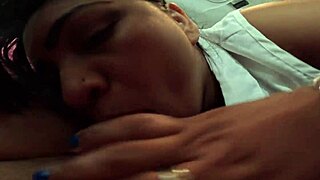 Naughty Driver Gives POV Blowjob to Monster Cock in Car