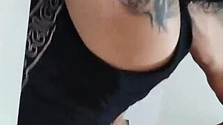 was cooking and ended up screwed with cum all over