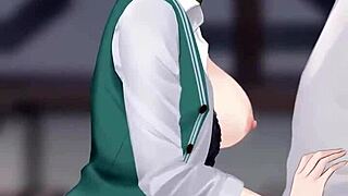 Doing It With My Coworker In 3D Anime, Creampie And Squirting