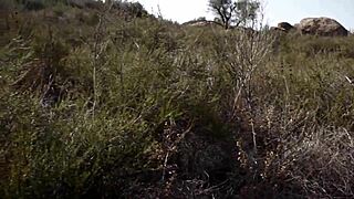 yo, i'm banging outdoors with this arabic middle east chick, her wet pussy's dripping!