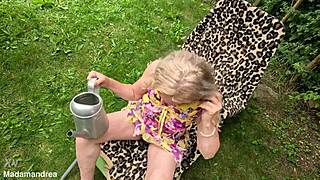 Seduced to Orgasm by Watering Can?