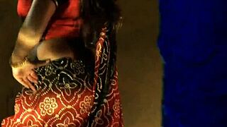 Dreamy Indian beauty performs seductive dance and striptease