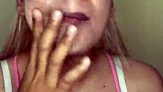 Getting dolled up gorgeous for my viewers.