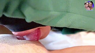 evil horny housewife screamed as her tight pussy got licked in hotel